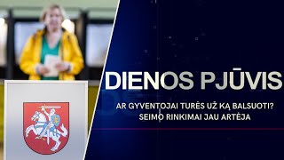 Ar gyventojai turės už ką balsuoti Seimo rinkimai jau artėja  DIENOS PJŪVIS [upl. by Llebiram374]