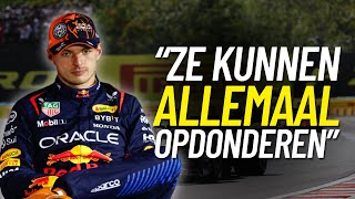 F1update Max Verstappen zeer uitgesproken na weekend vol frustraties strategische soap McLaren [upl. by Cline]