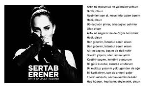 Sertab Erener  Olsun Lyrics Karaoke [upl. by Heron]