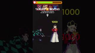 Tanjiro 🆚 Demons shorts tanjiro demons demonslayer games [upl. by Ecyor]