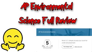 AP Environmental ScienceAPES Full Review [upl. by Amund]