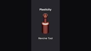 Plasticity  Revolve Tool plasticity 3d 3dmodeling [upl. by Gnut]