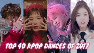 My Top 40 KPop Dances of 2017 [upl. by Idaline]