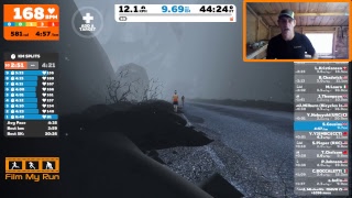 Zwift Run  8x400m Interval Workout [upl. by Iridissa]