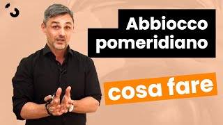 Abbiocco pomeridiano cosa fare  Filippo Ongaro [upl. by Mundy]