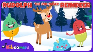 Rudolph the Red Nosed Reindeer  The Kiboomers Preschool Christmas Song for Kids [upl. by Zeta]