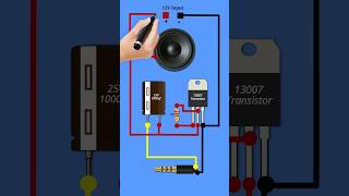 Simple Amplifier Circuit Using 13007 Transistor 📻 [upl. by Phineas825]