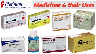 Platinum Pharma Medicines amp their Uses LosarK Dapakan Seizunil Neudopa Gramex  Dr Ahmed [upl. by Rednal]