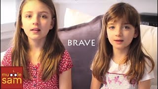 Sophia and Bella  BRAVE Sara Bareilles Cover Live A Capella on Mugglesam [upl. by Neellek139]