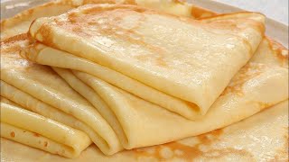 Pancake Recipe  The Perfect Crepes Pancake [upl. by Kiefer]