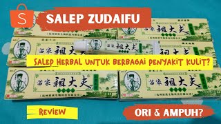 Review Salep Zudaifu  Cara Mengobati Gatal Parah di Kulit [upl. by Leihcim743]