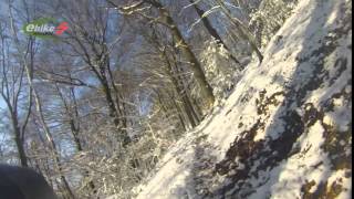 1Schneeberg schwierige steile EBike Tour mit Action Camcorder Medion Life S 47018 So 28122014 [upl. by Mond]