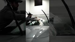 How to prevent your car from getting windshield damage car corvette automobile cars shorts [upl. by Harneen629]