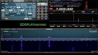 20240229  FTdx101D vs SDRPLAY RSP2 pro  40M CW [upl. by Scandura]