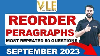 PTE Reading Reorder Paragraphs  Real Exam Predictions September 2023  Vision Language Experts [upl. by Lezned]