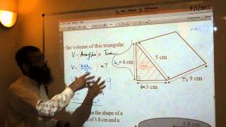 Volume Of Prisms 1 Clip 122 Mathswatch CD Grade C [upl. by Benetta]