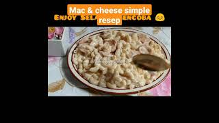 MACARONI AND CHEESE  Resep makaroni keju [upl. by Nitsuga856]