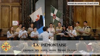 La piémontaise  Chorale Interscoute de Toulouse [upl. by Ettenauq]