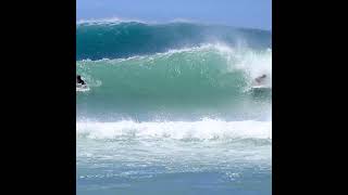 The Outer Reef Hawaii😱 surf reef outerreef reef bigwaves huge massive waves wsl surfing [upl. by Roter]