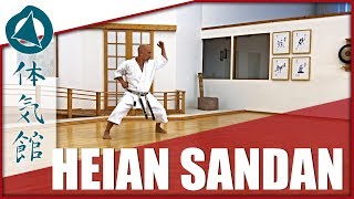 HOW TO HEIAN SANDAN – SLOW amp FAST  Shōtōkan Karate Kata by Fiore Tartaglia [upl. by Englebert992]