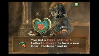 Zelda Twilight Princess Lakebed Temple Closing Gate Heart Piece [upl. by Mcgregor]