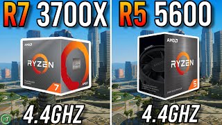 Ryzen 7 3700X vs Ryzen 5 5600  Any Difference [upl. by Rawlinson]