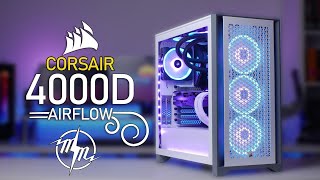 Corsair 4000D Airflow  Review  MIKE MIKESKA [upl. by Anaicilef198]