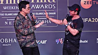 Shahrukh Khan vs Karan Johar  SRK Savage Sense of Humor  Sarcasm at IIFA Awards 2024 Press Meet [upl. by Largent]