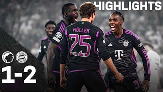 SuperSub scores following fine assist  FC Copenhagen vs FC Bayern 12  UCL Highlights [upl. by Uohk]