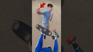 He was NOT HAPPY😔 scooter skate skatepark funny comedy sketch drill skit fail [upl. by Ardnossac]