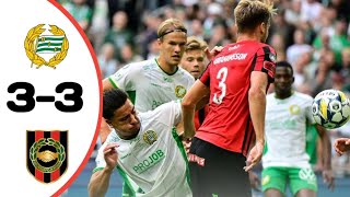 Hammarby Vs IF Brommapojkarna 33 All Goals Results Extended Highlights amp Analysis [upl. by Aizirtap]