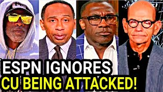 ESPN Stephen A Smith amp Shannon Sharpe Ignored Deion Sanders And Colorado Getting Attacked In Texas 👀 [upl. by Ashlen]