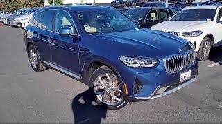 2022 BMW X3 xDrive30i Sport Utility Santa Rosa Rohnert Park Petaluma Sebastopol Windsor Cotati [upl. by Enois]