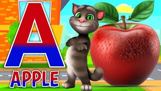 Phonics Song with TWO Words  A For Apple  ABC Alphabet Songs with Sounds for Children 202 [upl. by Ecinev989]