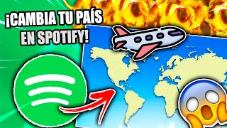 CÓMO CAMBIAR DE PAÍS EN SPOTIFY PASO A PASO [upl. by Esikram623]