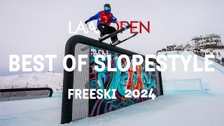 LAAX OPEN 2024  BEST OF FREESKI SLOPESTYLE [upl. by Dulsea]