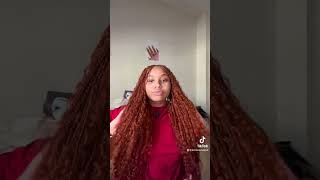 HOW TO RERESH SYNTHETIC BOHO KNOTLESS BRAIDS MCKINLEE BROOKE hair boho braids refresh synthetic [upl. by Aisatan]