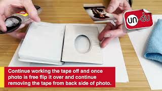 How to remove a selfadhesive tape from photograph and album [upl. by Chilcote704]