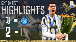 Juventus 20 Napoli  CR7 amp Morata Goals Secure 9th Supercup Win  EXTENDED Highlights [upl. by Eerazed]