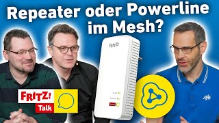 Repeater Powerline oder beides – Neu FRITZPowerline 1240 AX WLAN Set  FRITZ Talk [upl. by Liam485]