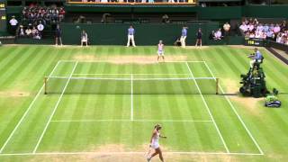 2013 Day 10 Highlights Sabine Lisicki v Agnieszka Radwanska [upl. by Alice366]