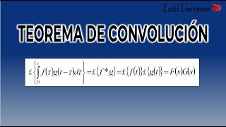 TEOREMA DE CONVOLUCIÓN [upl. by Pricilla]