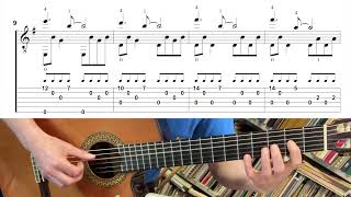 Comptine dun autre été Easy fingerstyle tutorial [upl. by Yehudi73]