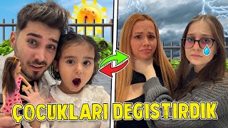 ALİ SÜRÜCÜ İLE ÇOCUKLARI DEĞİŞTİRDİK   ELİF BANA ÇOK KÖTÜ DAVRANDI  AliSurucu OykuKarta [upl. by Gabler]