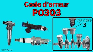 Comment réparer le code derreur P0303   SIMOAUTO [upl. by Annaoi]