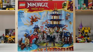 LEGO Ninjago 71814 Tournament Temple City  LEGO Speed Build Review [upl. by Hofmann261]