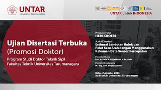 Sidang Terbuka Promosi Doktor Teknik Sipil  Heri Khoeri  Rabu 2 Agustus 2023 [upl. by Llenna]