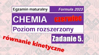 Zadanie 5 MATURA chemia 2024 czerwiec Formuła 2023 [upl. by Elay]