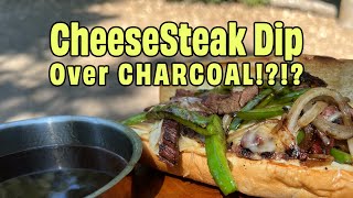 Cheesesteak Dip on the Weber Go Anywhere Grill cheesesteak cooking outdoorcooking [upl. by Aydan417]