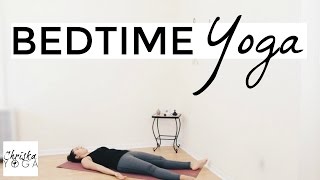 Bedtime Yoga  15 Min Yoga Stretch  Nighttime Yoga for Relaxation  ChriskaYoga [upl. by Clapper]